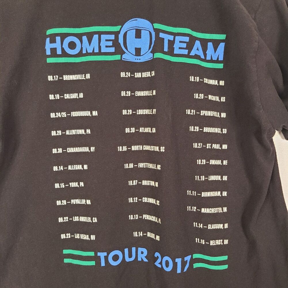 Thomas Rhett T Shirt Band Tee Home Team 2017 Tour Short Sleeve Crew Neck Medium - Picture 4 of 8